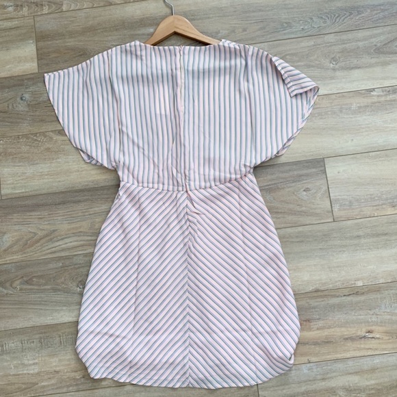 Striped Kimono Mini Dress - Picture 8 of 10